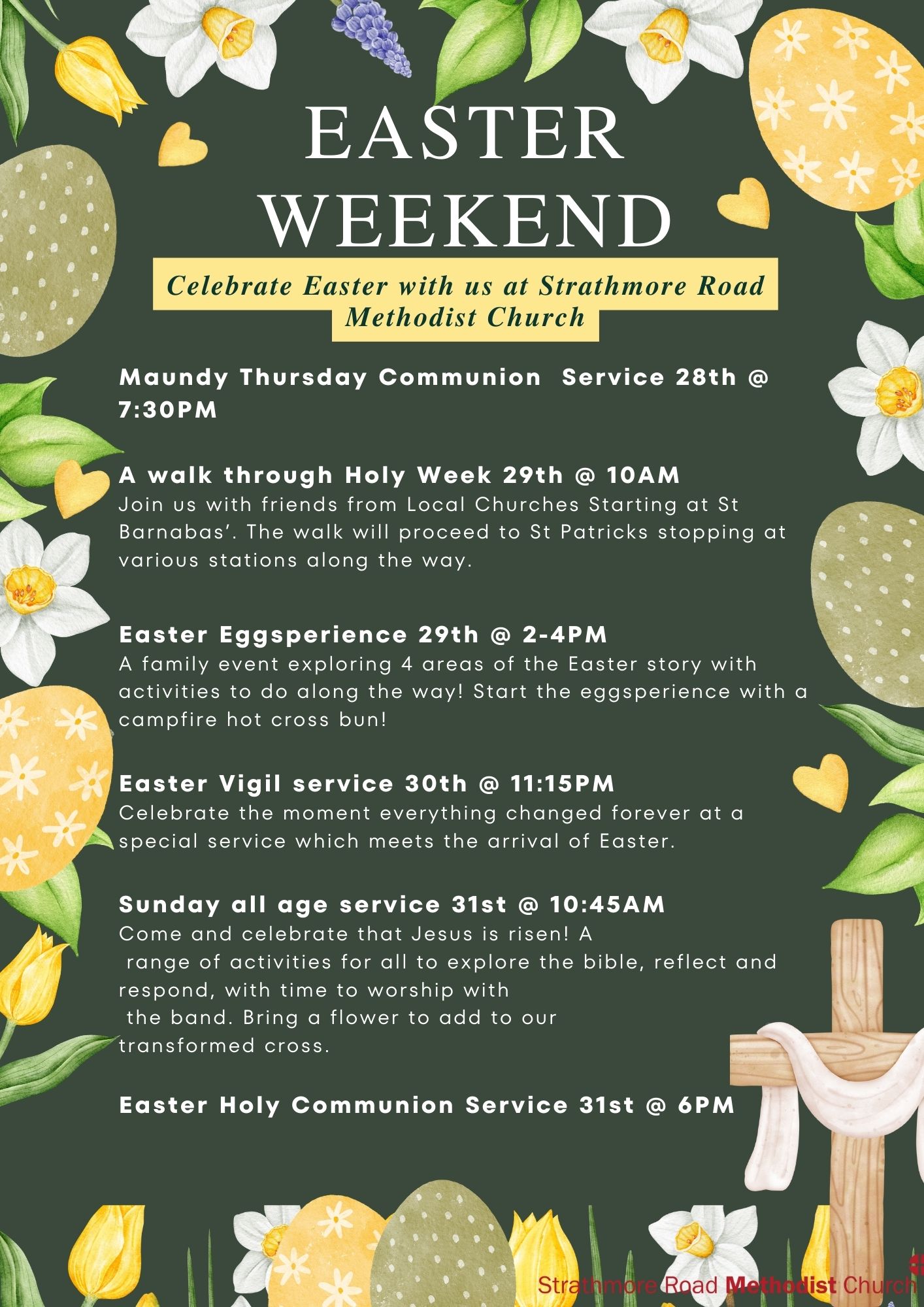 Easter weekend information (2)