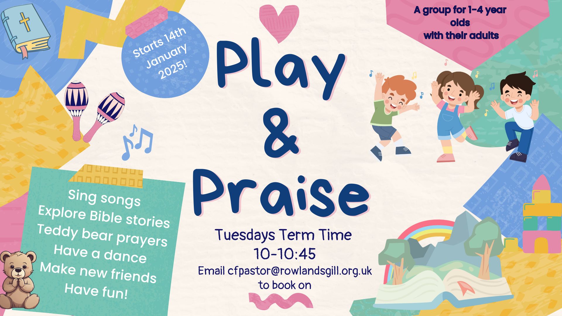 Screen Play & Praise flyer